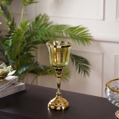 Daria small green votive holder