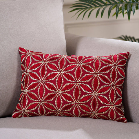 Maya Red Cushion Cover