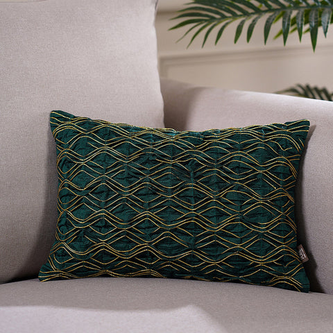 Zenia Green Cushion Cover