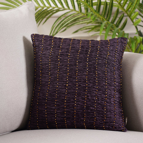Amal Purple Cushion Cover