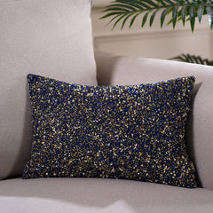 Iraya Blue Gold Cushion Cover