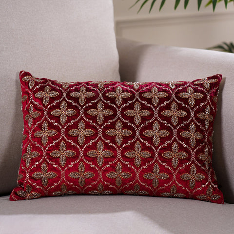 Harika Red Cushion Cover
