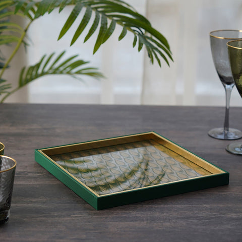 Rabia Green Gold Tray