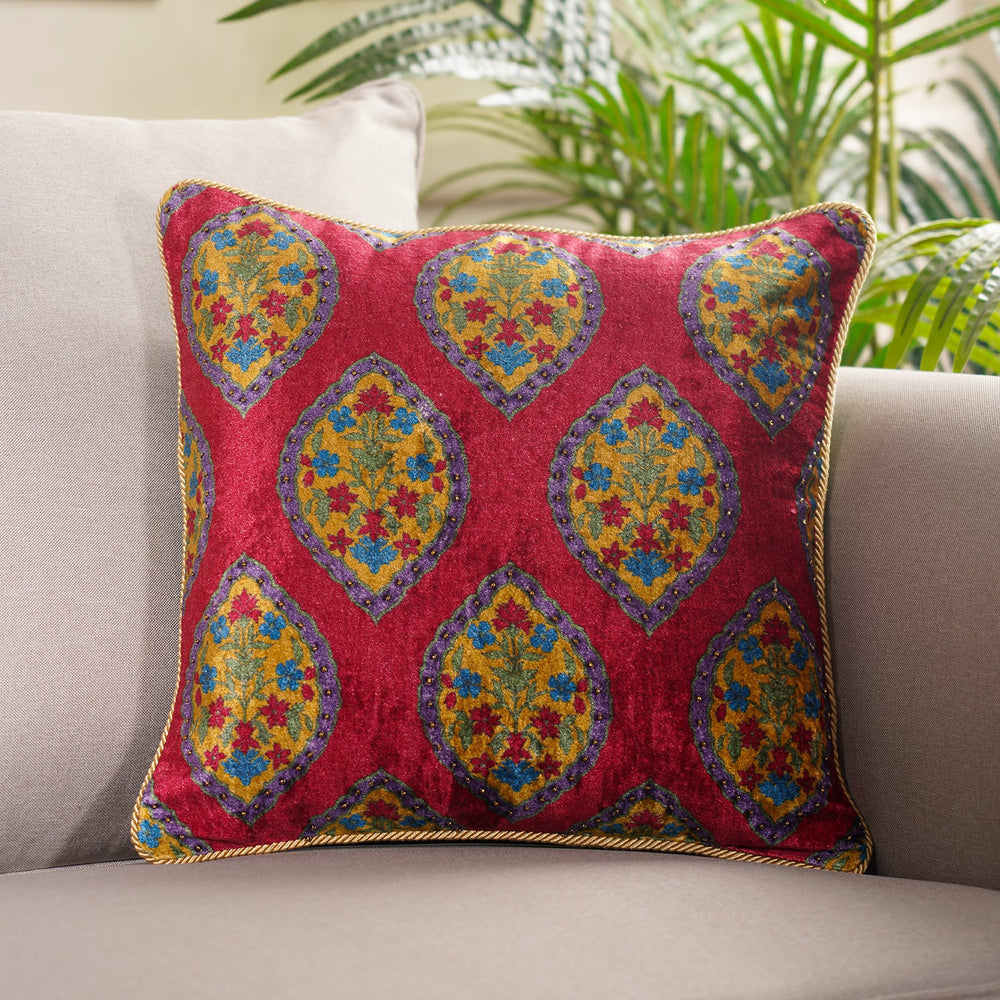 Kian Red Cushion Cover