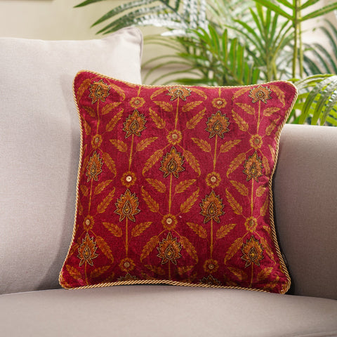 Darian Red Cushion Cover