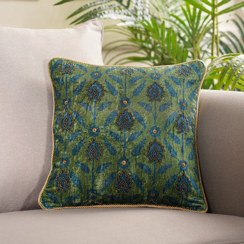 Darian Green Cushion Cover
