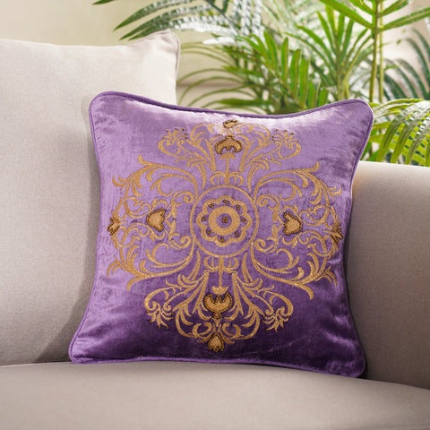Rumi Purple Cushion Cover