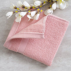 Set Of 8 Pink Prime Face Towel