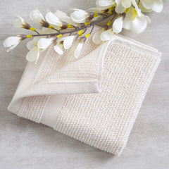 Set of 8 Beige Prime Face Towel