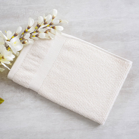 Set Of 4 Beige Prime Hand Towel