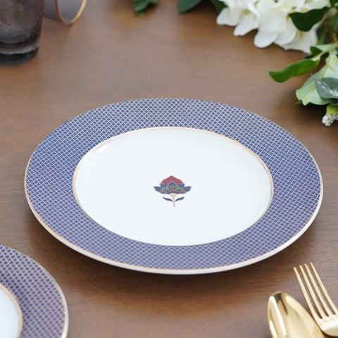 Set of 2 Sapphire Blue Royal Dinner Plate