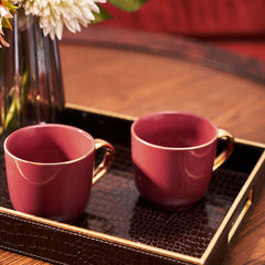Set Of 2 Ruby Red Senorita Coffee Mug