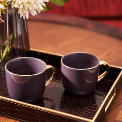 Set Of 2 Iris Purple Senorita Coffee Mug