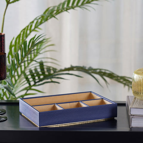 Elan Blue 4-Compartment Tray