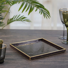 Amari Brown Square Tray