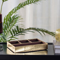 Amari Gold 4 Compartment Tray
