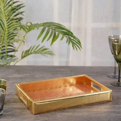 Maha Red Rectangle Serving Tray