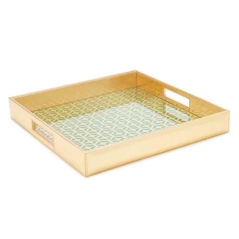 Maha Green Square Serving Tray