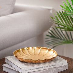 Hammered Gold Plate Small