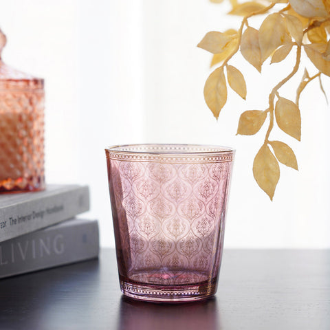 Set Of 4 Iris Purple Tumbler