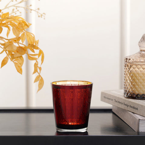 Set Of 4 Ruby Red Tumbler