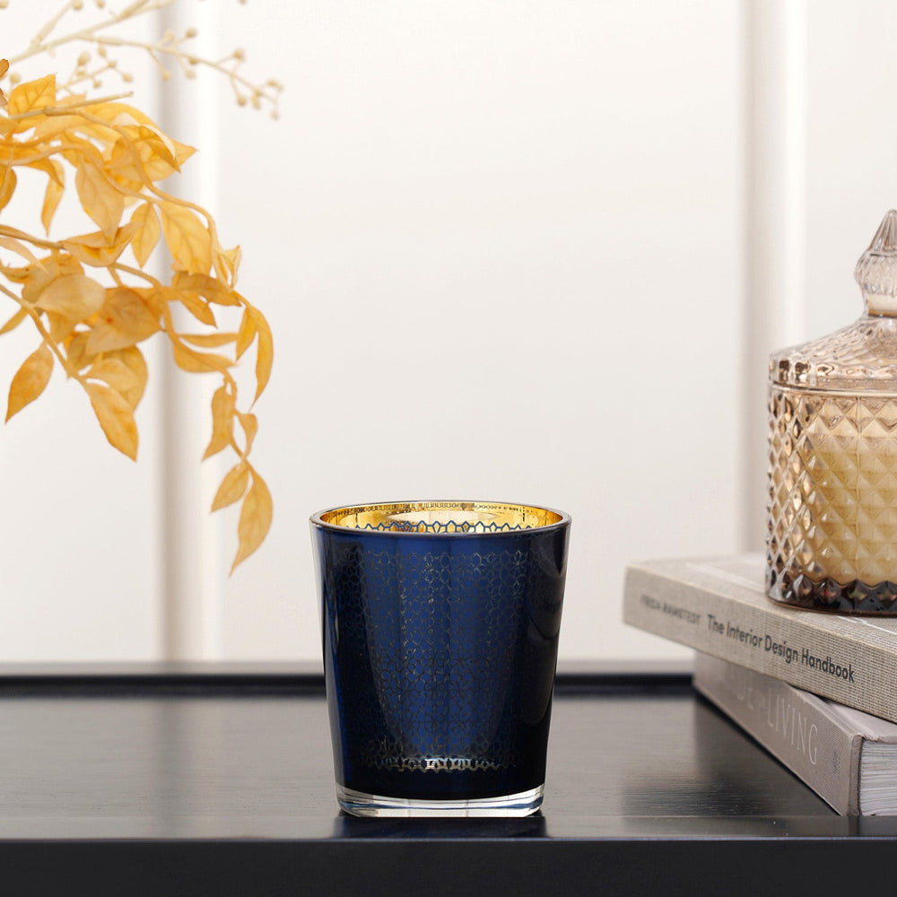 Set Of 4 Sapphire Blue Tumbler