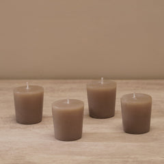 Beige Lavender & Chamomile Votive Tea Light