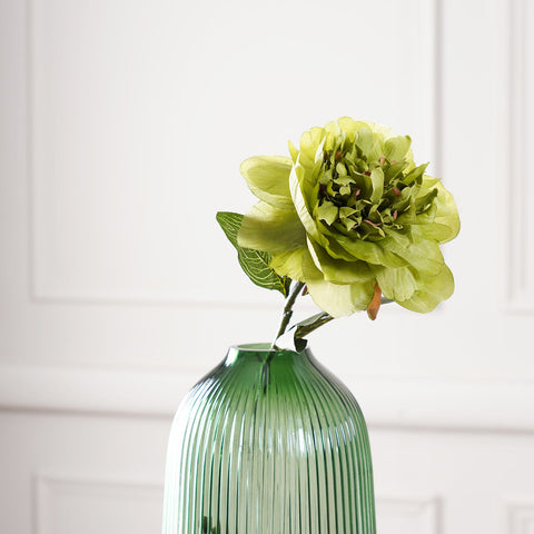 Set of 2 Green Peony Flow, Green, H-93CM
