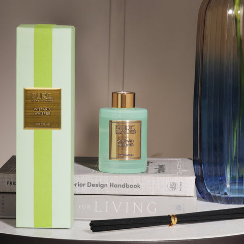 Wistaria Whisper Scented Reed Diffuser - Green